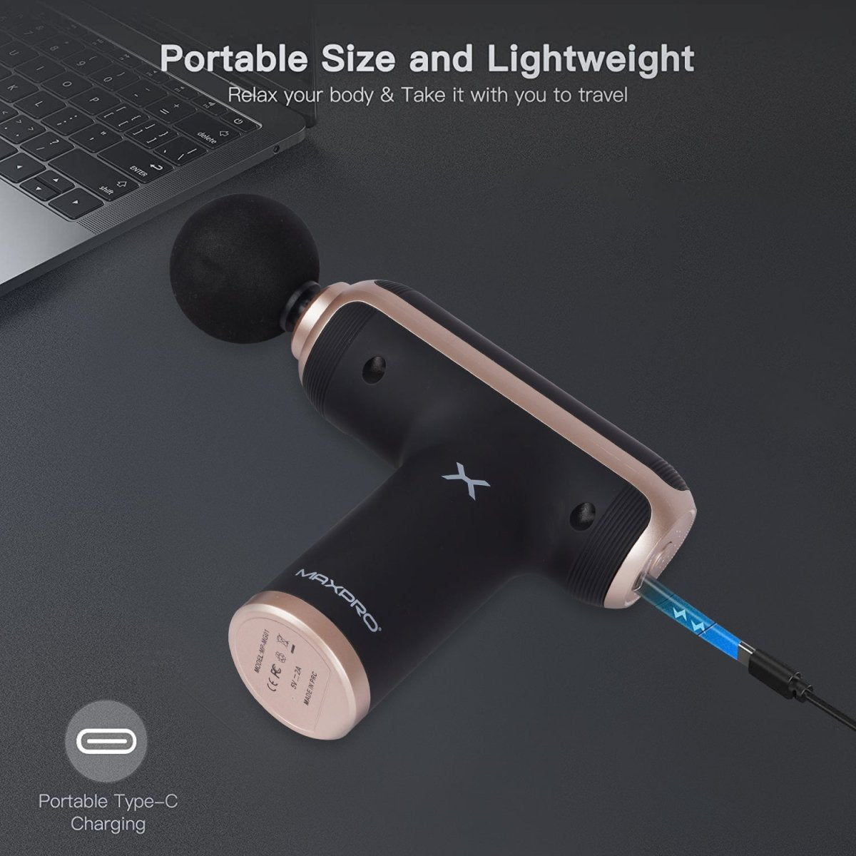 Maxpro Massager Gun MP - MG01 - Maxpro Fitness Equipments