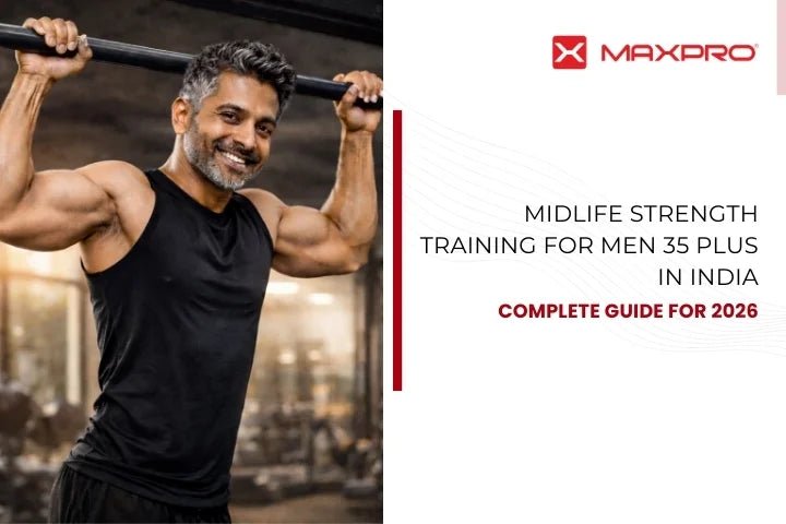 Midlife Strength Training for Men 35 Plus in India-Complete Guide for 2026 - Maxpro Fitness Equipments
