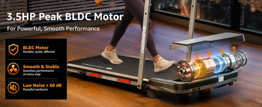 Maxpro WALKPAD PRO MAX002H - 3.5 HP BLDC Under-Desk Treadmill