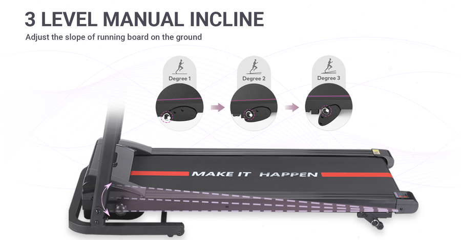 PTM370 TREADMILL MAX USER WEIGHT 100 KGS
