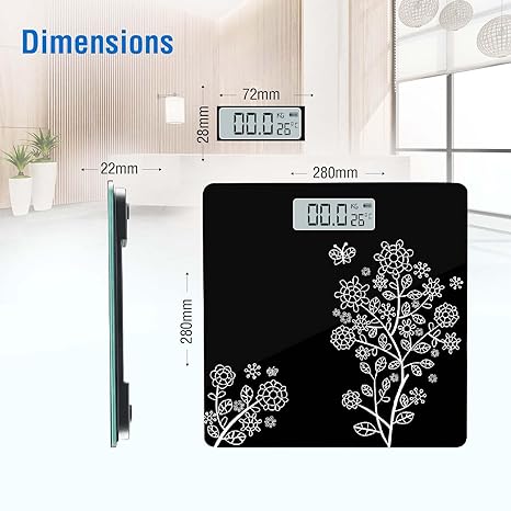MAXPRO WC134 Flora Digital Weight Scale for body weight