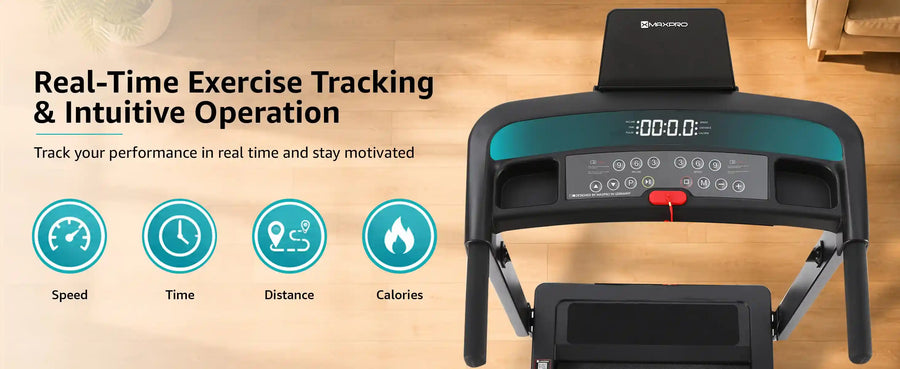 Maxpro Ascend 15-Level Auto Incline BLDC Treadmill For Home (PTA230)