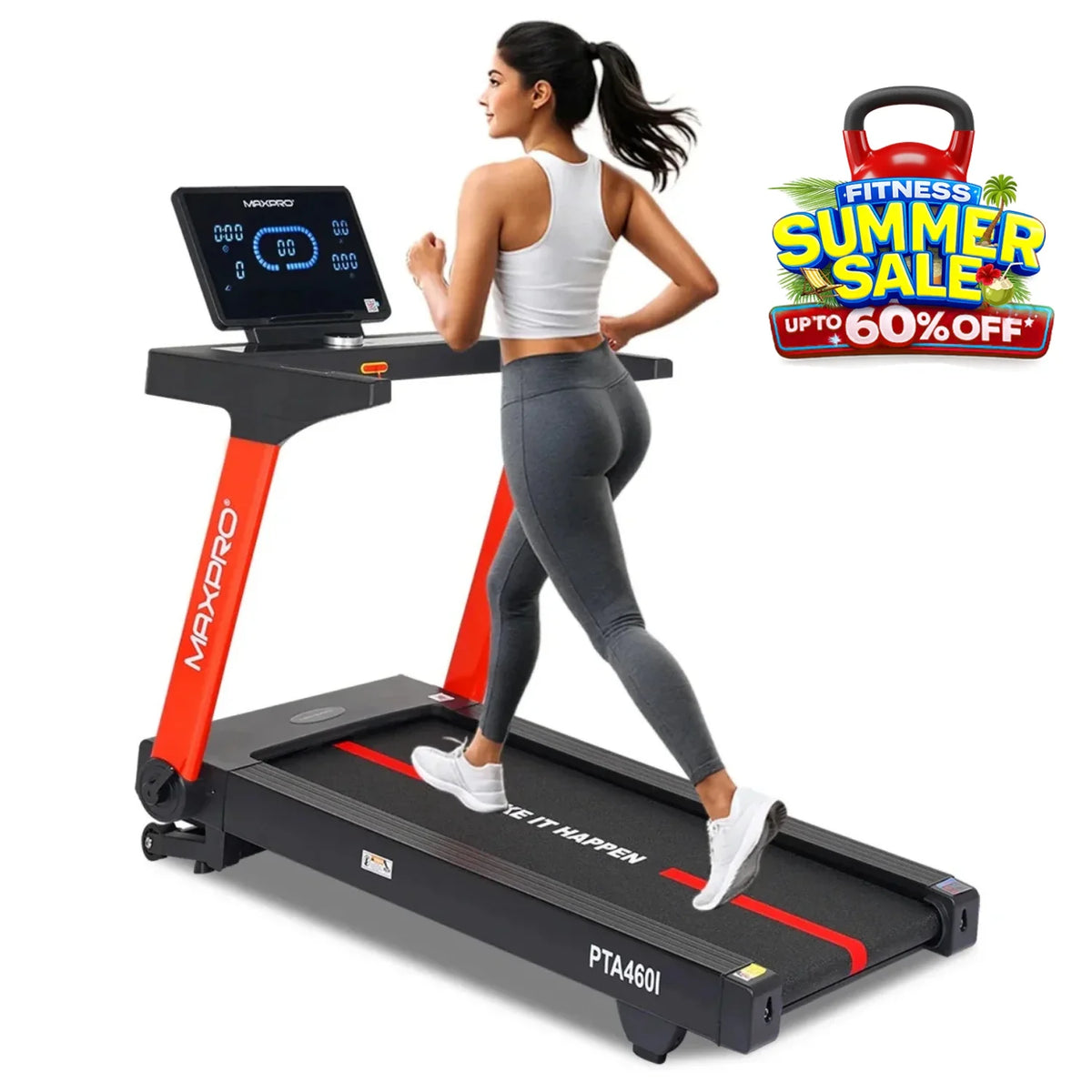 Buy Maxpro PTM460I Motorized Auto Incline Treadmill