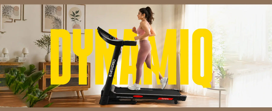 Maxpro Dynamiq PTA406 5.5HP BLDC treadmill For Home | 15 Level Auto-Incline | 130kg Weight Capacity