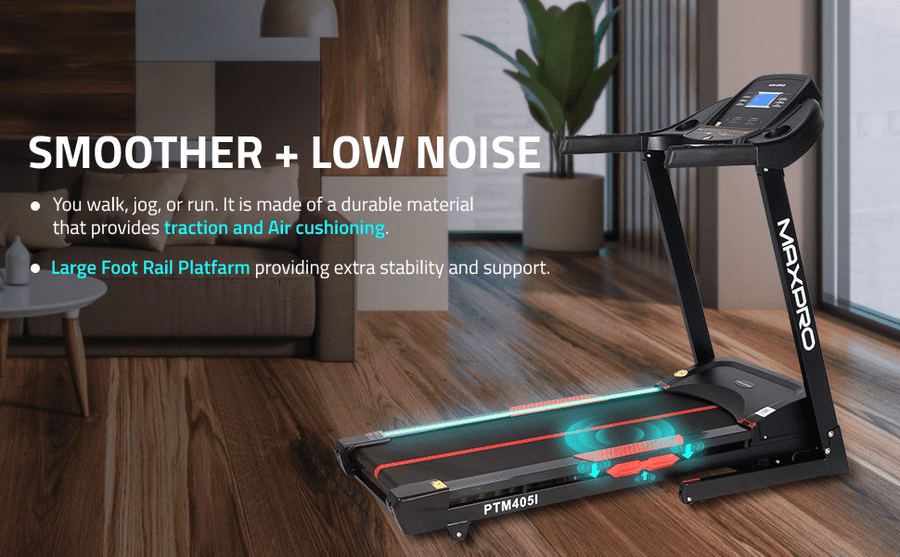 Maxpro Torque 15 level Auto Incline Treadmill for home gym With 4.5Hp Peak DC Motor ,120KG User Weight Capacity, Free Diet Plan,(PTM405IDC)