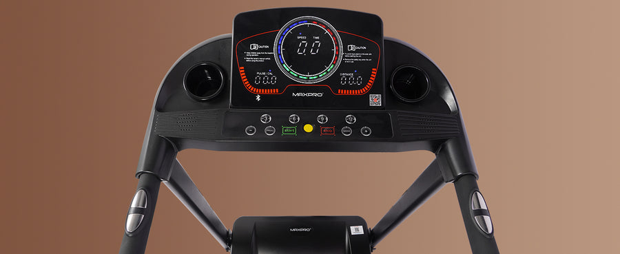 Maxpro Impact Treadmill for Home Use | 4.5 HP Peak, 110 Kg Capacity, Manual Incline, LED Display (PTM 405A)