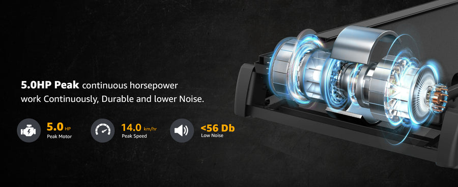 Maxpro Impact Run Multifunction Foldable Treadmill for Home Gym with Massager | 110kg Capacity(PTM600M)