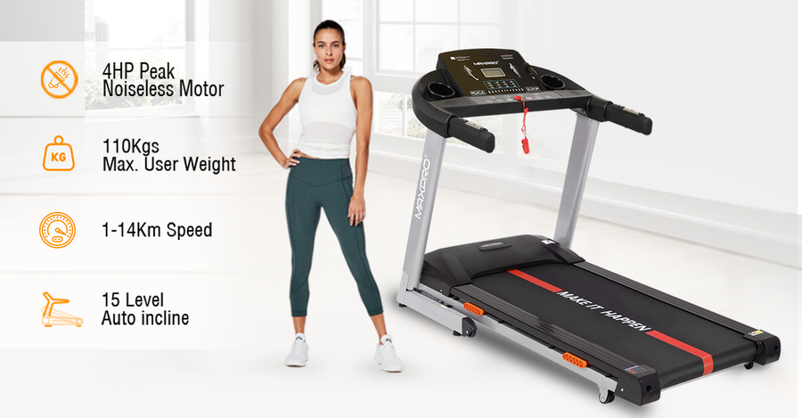 PTM405I TREADMILL MAX USER WEIGHT 110 KGS