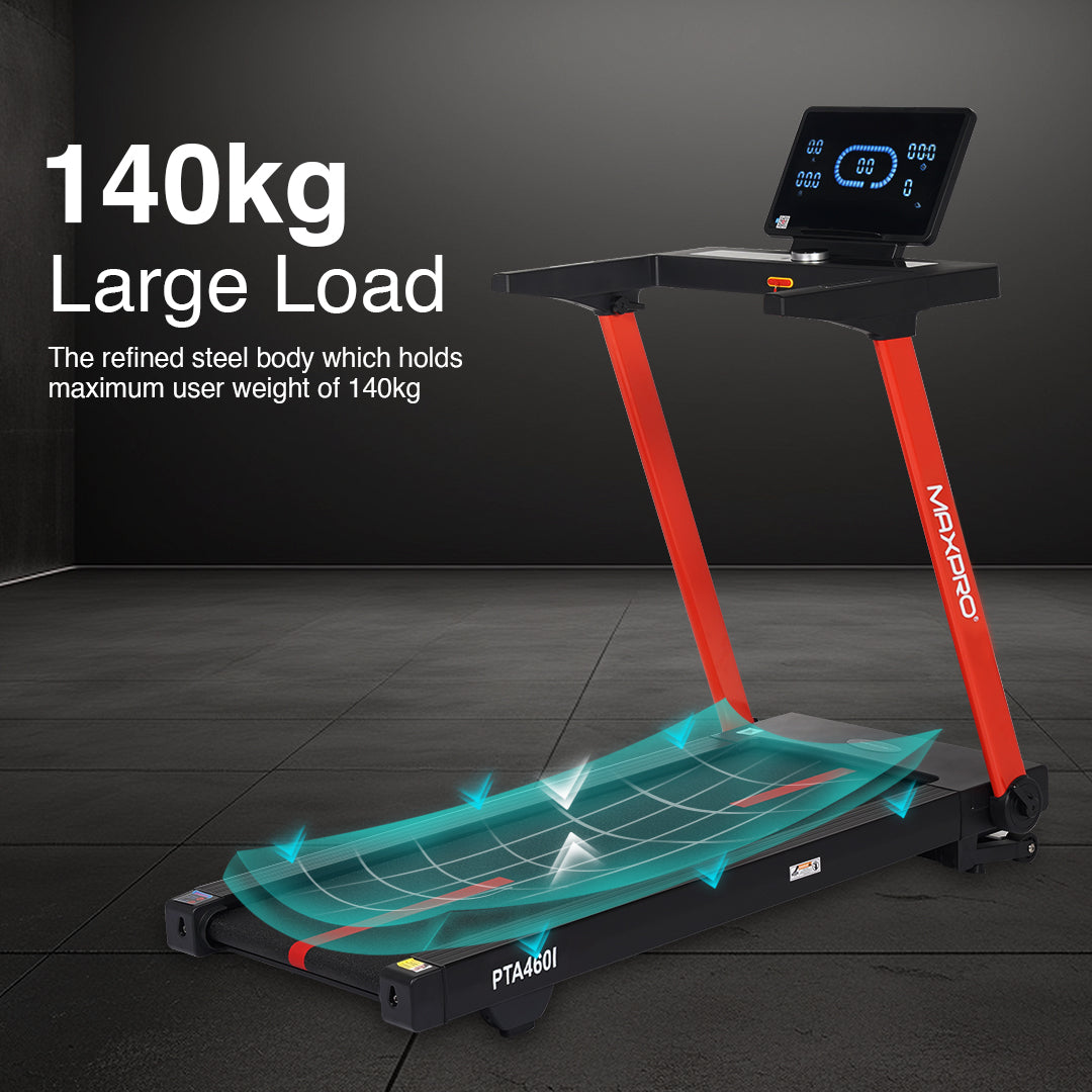 PTA460I MOTORIZED AUTO INCLINE HOME USE TREADMILL WITH 6 MONTHS EXTENDED  WARRANTY MAX USER WEIGHT 140 KGS