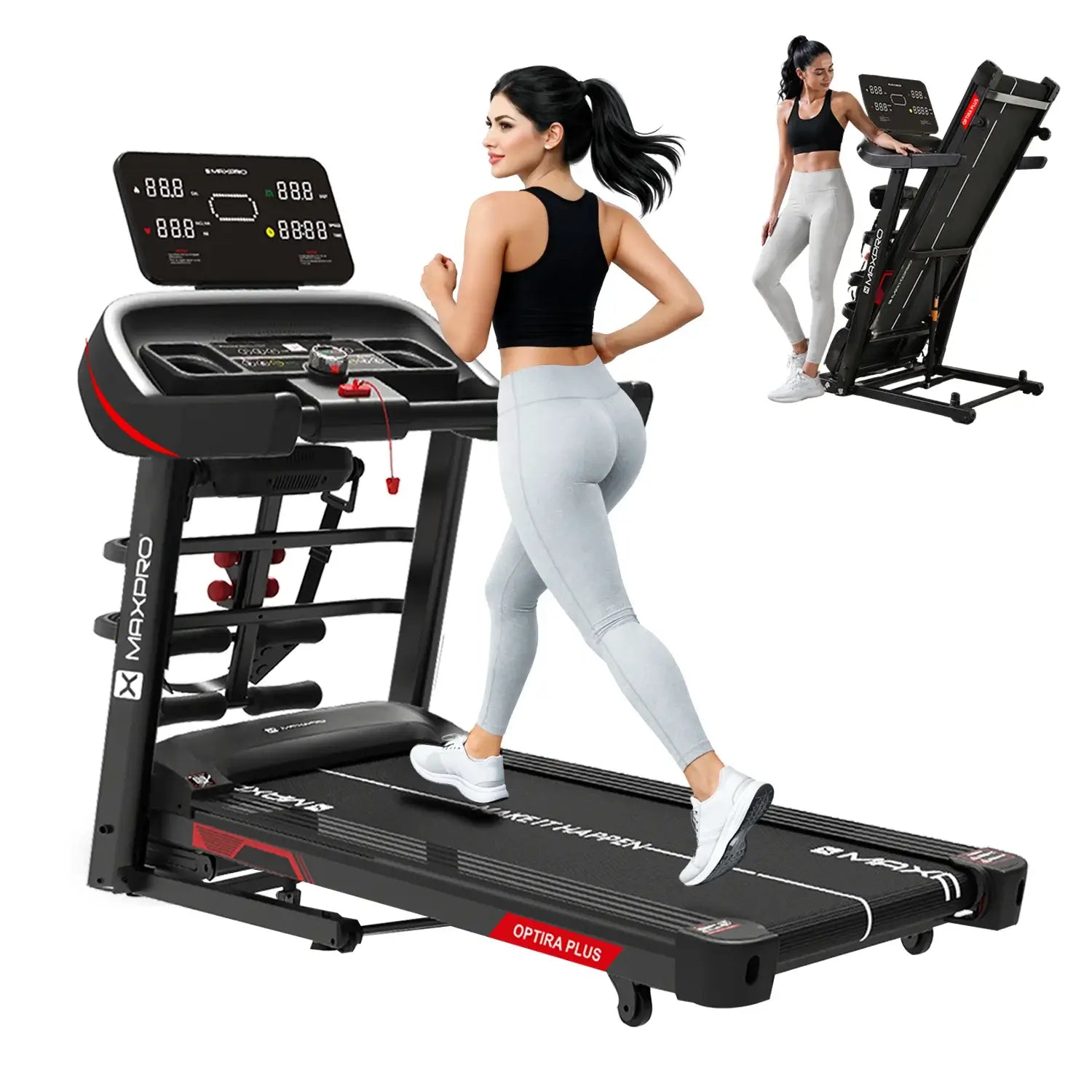 MaxproOptriaPlusBLDCTreadmillForHome