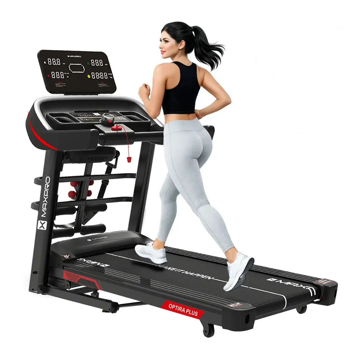 Maxpro Optira Plus PTA450M BLDC Motor Auto-incline Treadmill For Home with Massager