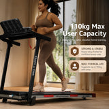 Buy Maxpro AURA PTM1200 Treadmill For Home Use | 4HP BLDC Motor | 110kg | Foldable