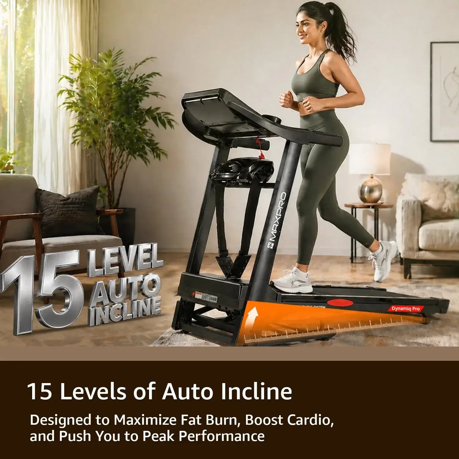Maxpro Dynamiq Pro BLDC Treadmill_With Auto-incline
