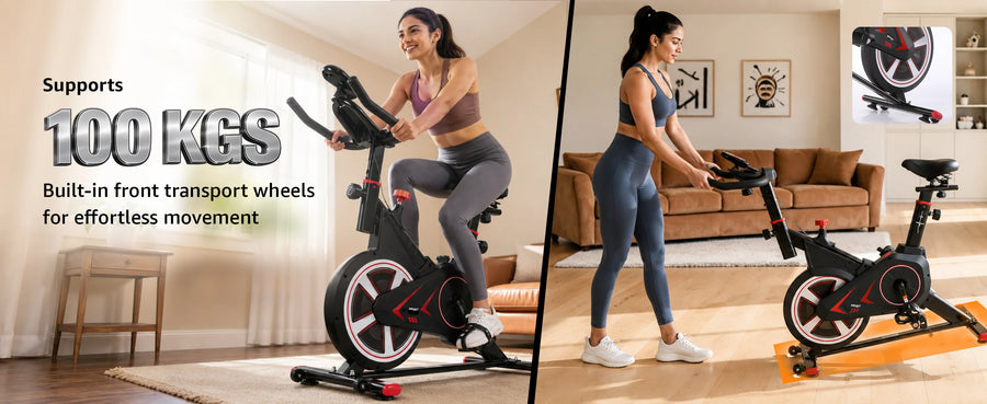 Maxpro MP007 Home Spin Bike with 100 kg User Capacity