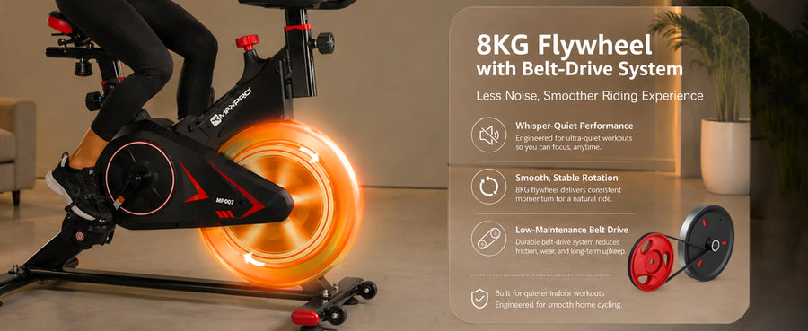 Maxpro MP007 Home Spin Bike with 100 kg User Capacity