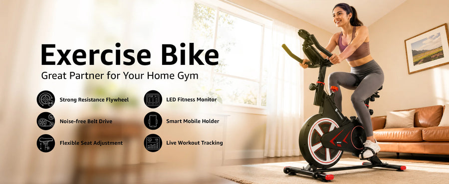 Maxpro MP007 Home Spin Bike with 100 kg User Capacity