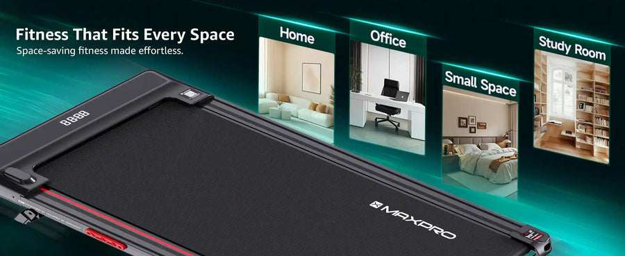 Maxpro Walkpad MX For Home Use | 3.5HP BLDC Motor | 110kgs Weight Capacity( MAX001)