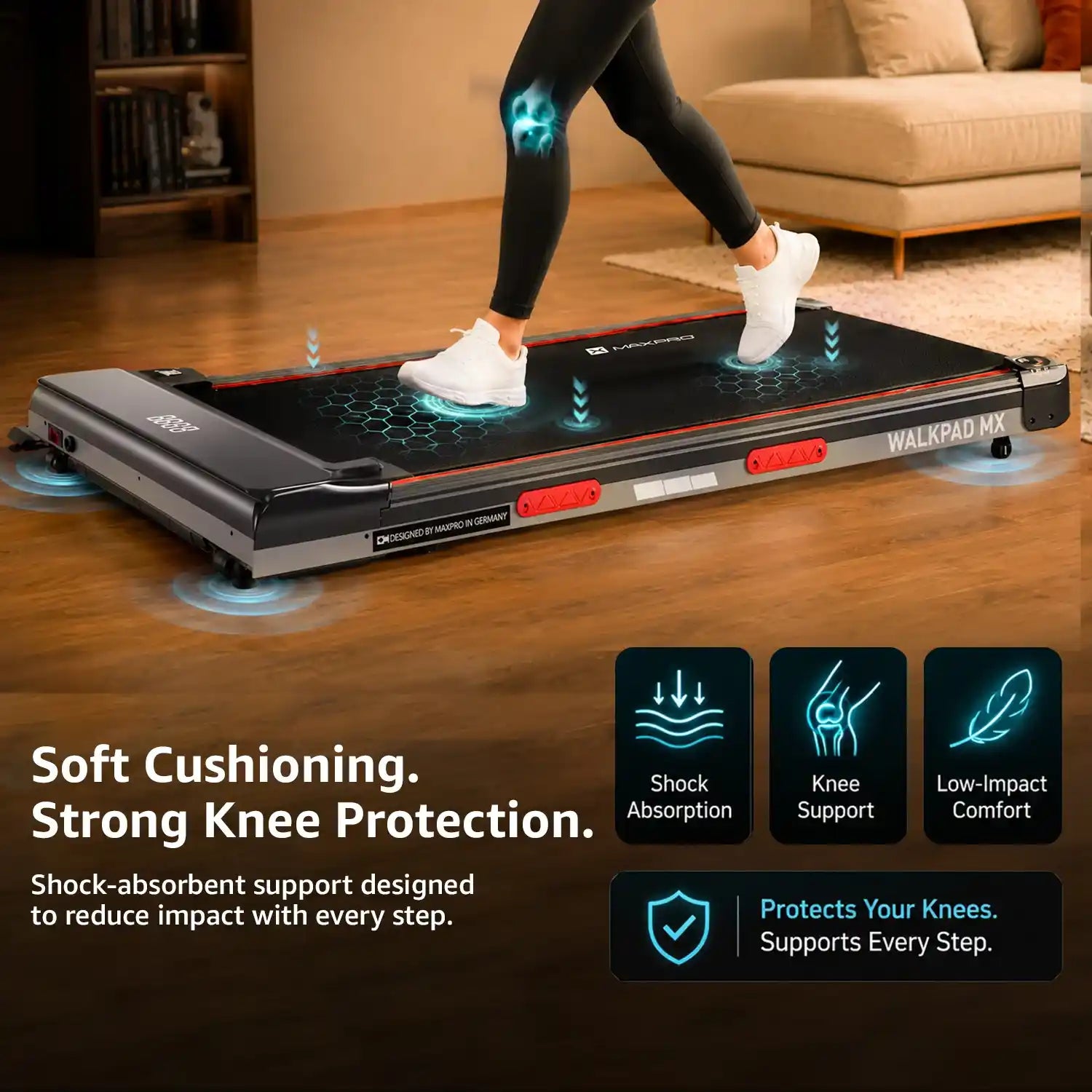 Maxpro MX Walking pad with soft cushioning