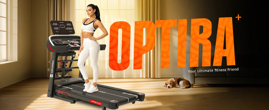 Maxpro Optira Plus PTA450M BLDC Motor Auto-incline Treadmill For Home Use