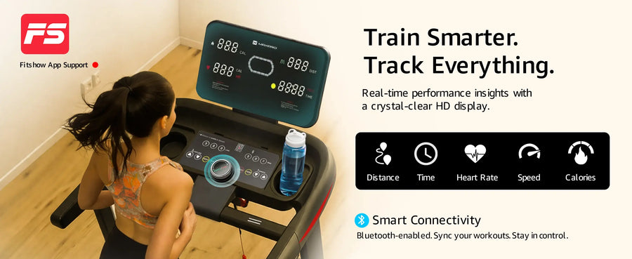 Maxpro Optira Plus PTA450M BLDC Motor Auto-incline Treadmill For Home Use