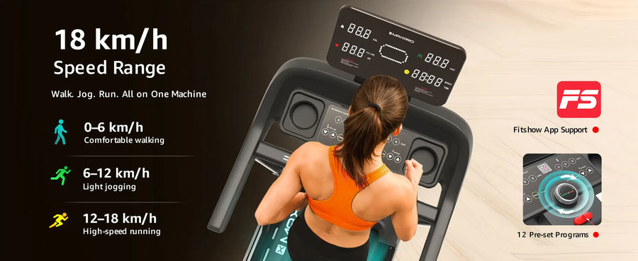 Maxpro Optira PTA450 BLDC Motor 16-Level Auto-Incline Treadmill