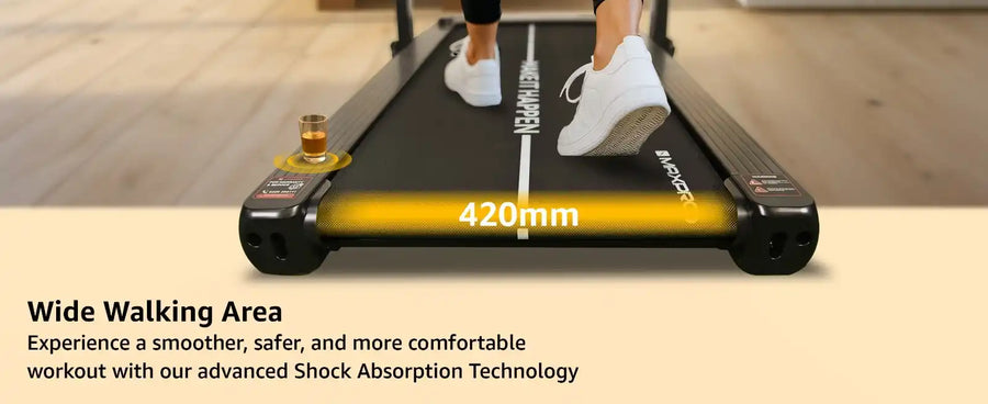 Maxwel PTM200 4.5HP Peak 3-in-1 Foldable Treadmill for Home With Remote Control & Walking pad (Max.User Weight 120kgs)