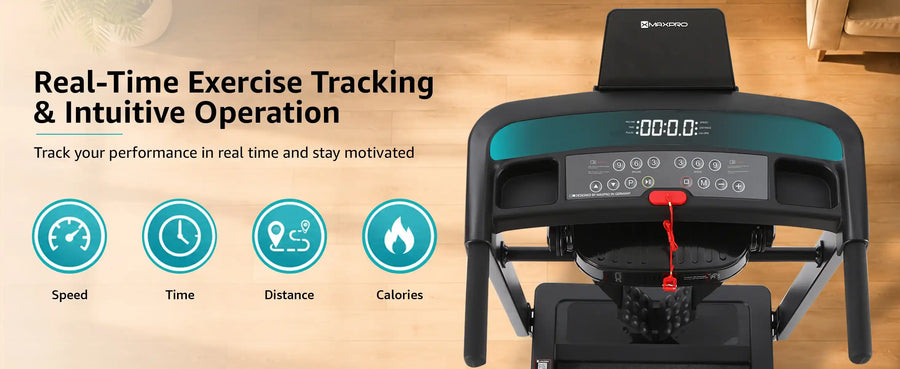Maxpro Ascend Pro BLDC Treadmill For Home Use (PTA230M) | With Massager | 120kgs | 15-Level Auto-Incline