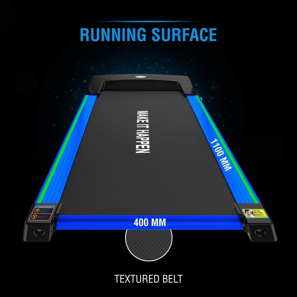 IM5000 AC MOTOR TREADMILL MAX USER WEIGHT 110 KGS - Maxpro Fitness Equipments