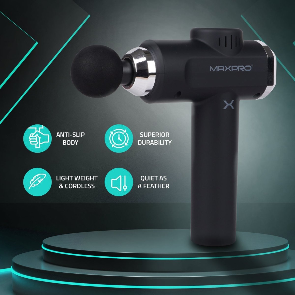 Maxpro Deep Tissue Massage Gun MP - MG02 - Maxpro Fitness Equipments