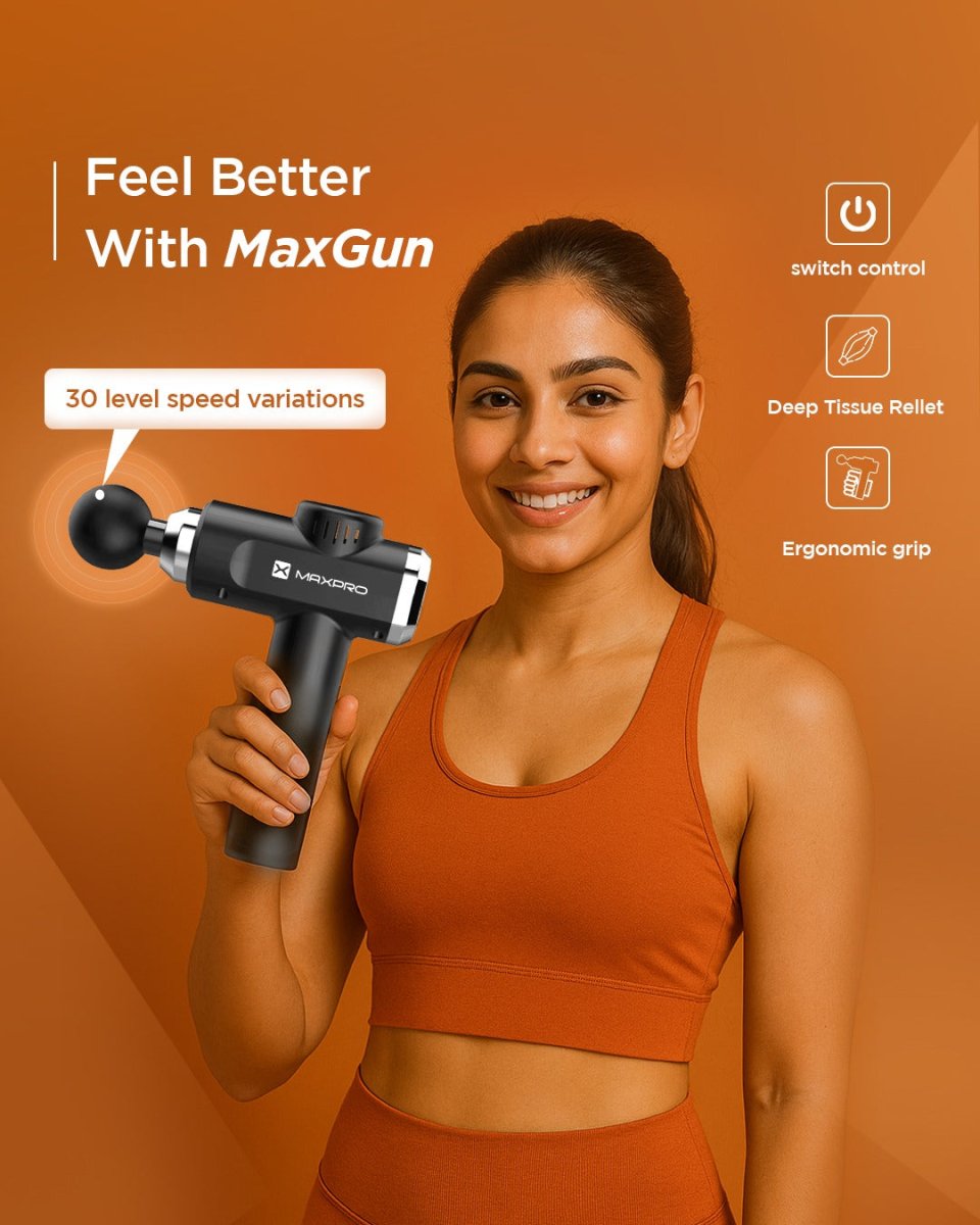 Maxpro Deep Tissue Massage Gun MP - MG02 - Maxpro Fitness Equipments