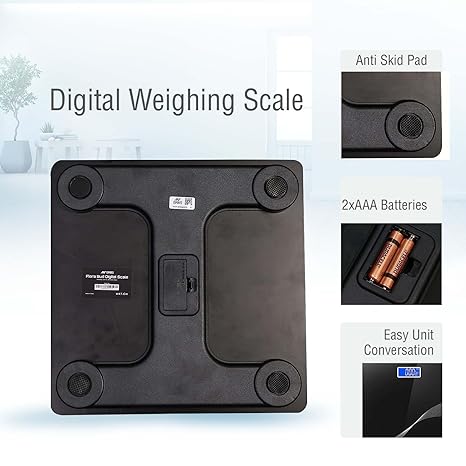 MAXPRO Flora Digital Weight Scale for body weight WC134 - Maxpro Fitness Equipments