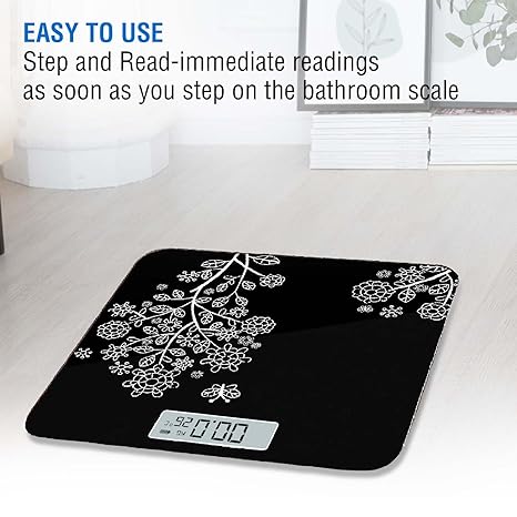 MAXPRO Flora Digital Weight Scale for body weight WC134 - Maxpro Fitness Equipments