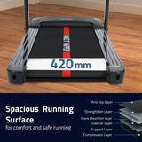 MAXPRO FORCE PRO 4.5 HP Peak DC Motorized Multifunction Folding Treadmill for home use with Massager,Max.Speed 14km/hr,Max.User Weight 110kgs,Fit Show App Support,Running Machine for Home gym(PTM405M) - Maxpro Fitness Equipments