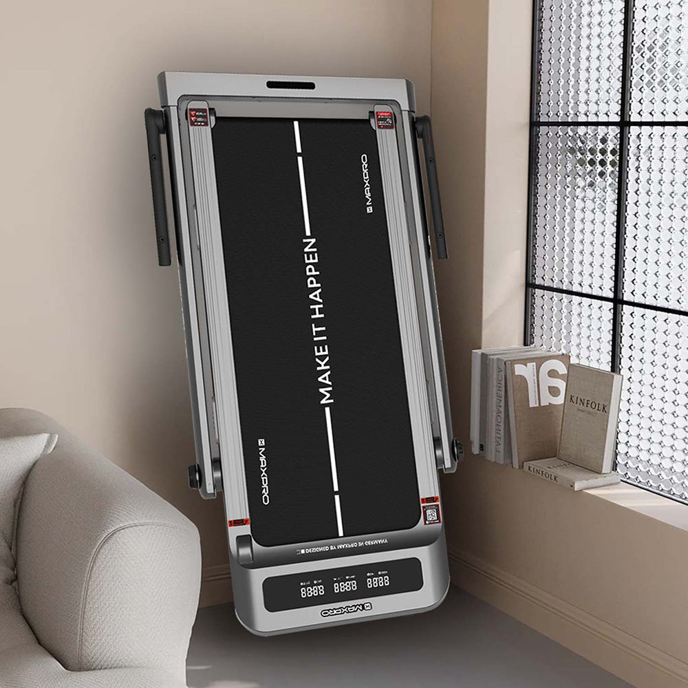 MAXPRO Glide Walking Pad 3 in 1 Foldable Under Desk Treadmill With Remote Control - Max User Weight 120kgs - Maxpro Fitness Equipments