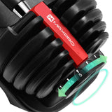 MAXPRO MAXBELL 24KG Adjustable Dumbbell | 15 - in - 1 Compact Home Weight Training System - Maxpro Fitness Equipments