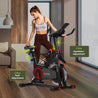 MAXPRO MP20 Spin Bike | Exercise Cycle for Home | 120KG Capacity | 8KG Flywheel | Adjustable Resistance | Silent Belt Drive | Comfortable Seat Cushion | Indoor Cardio Workout Fitness Bike - Maxpro Fitness Equipments