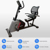 MAXPRO MP6060 Home Use Recumbent Exercise Bike with 7kg Fly Wheel, Adjustable Seat, 8 Level Magnetic Resistance, 120kgs Max.User Weight and LCD Display - Maxpro Fitness Equipments