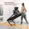 MAXPRO PACE PTM605 Treadmill – 5HP Peak DC Motor, Folding Design, 14km/h Speed, 110kg Capacity, 6 - Level Incline, LED Display & FitShow App | Home Gym Running Machine - Maxpro Fitness Equipments