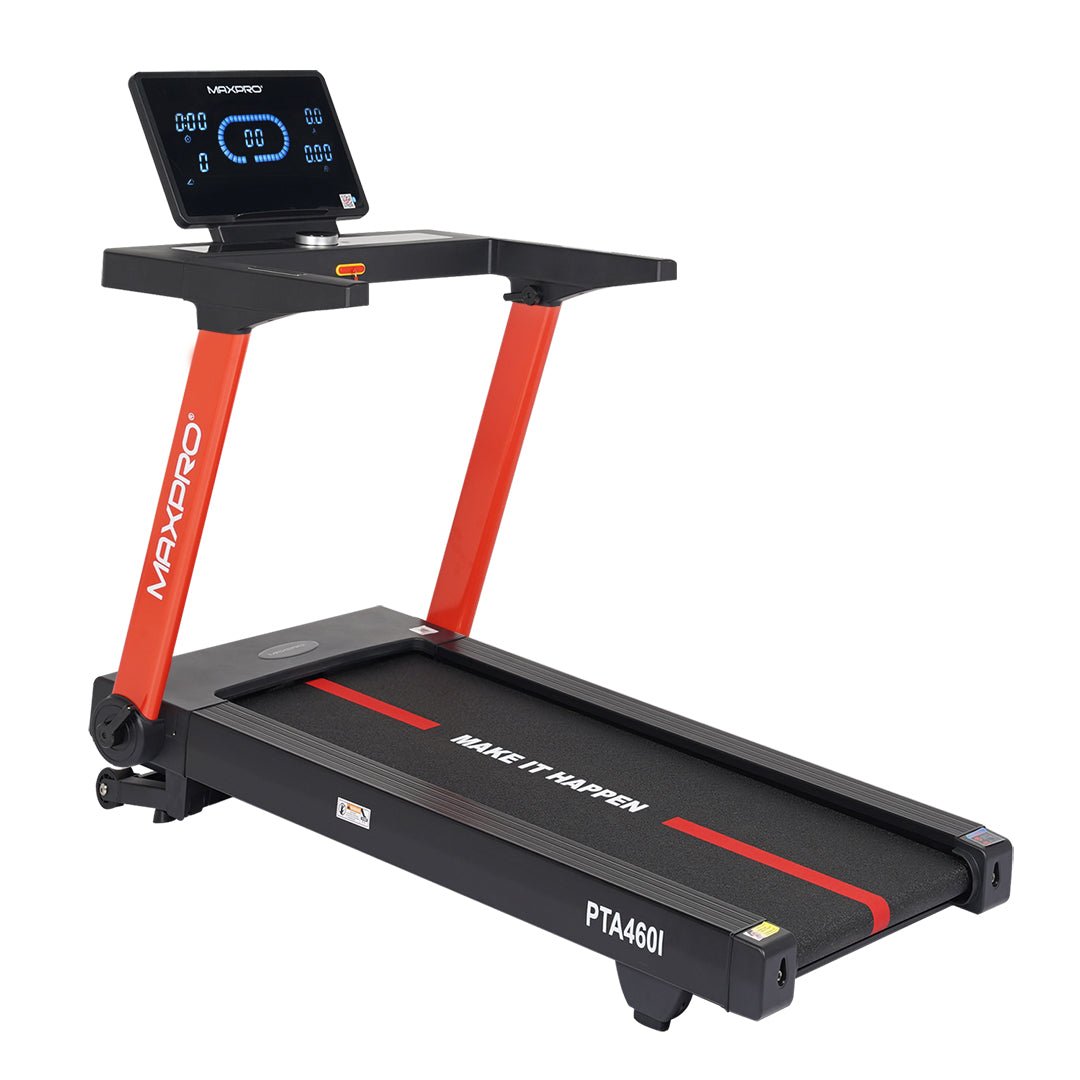 Maxpro RUN Auto Treadmill for Home (6 HP Peak Power Auto Incline, 15 levels, Bluetooth App Support, Speed 18 kmph) Best Running Machine for Home Gym