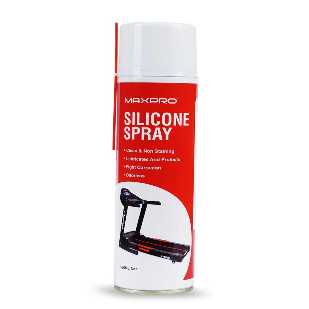 best treadmill lubricant spray Maxpro 550ml Silicone Oil Lubricant Spray for Treadmills