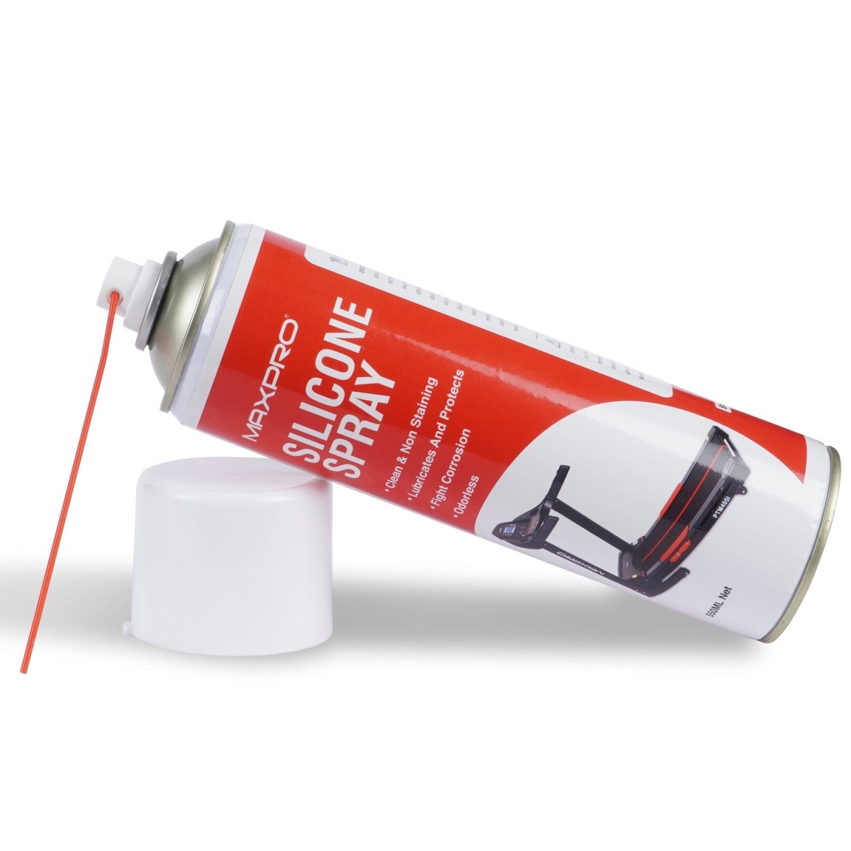 MAXPRO Silicone Oil Lubricant Spray 550ml for Treadmill - Maxpro Fitness Equipments