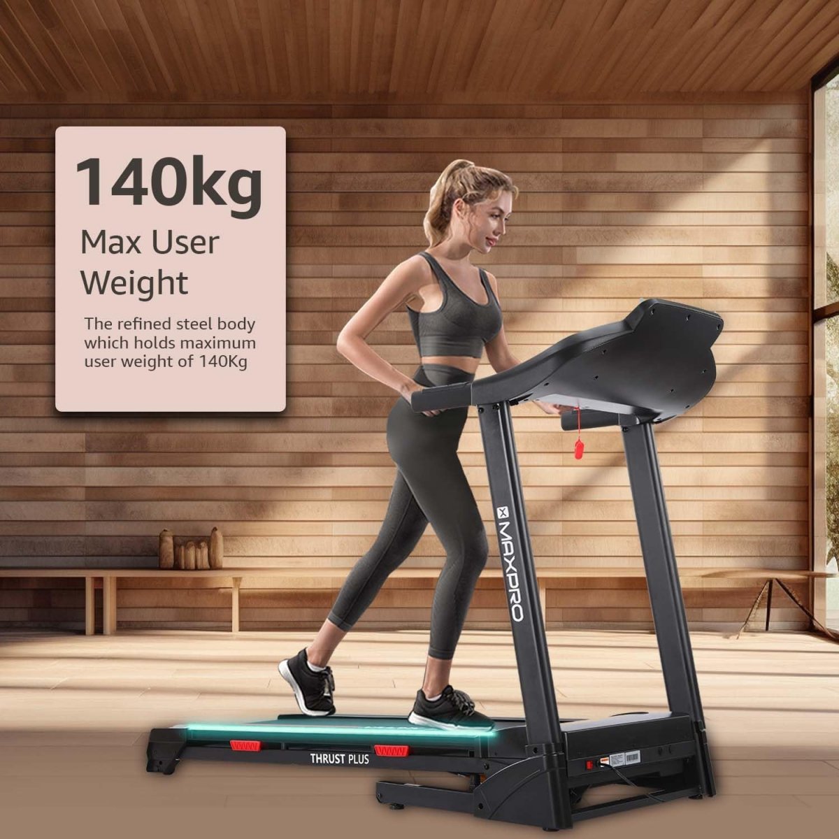 MAXPRO Thrust Plus Treadmill for Home Use-Ultimate Cardio Experience