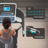 MAXPRO Thrust PTA550IDC Treadmill – 6HP Peak DC Motor, 15 - Level Auto Incline, 16km/h Speed, 130kg Capacity, LCD Display, Foldable Design | Motorized Treadmill for Home Use - Maxpro Fitness Equipments