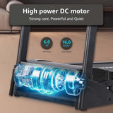MAXPRO Thrust PTA550IDC Treadmill – 6HP Peak DC Motor, 15 - Level Auto Incline, 16km/h Speed, 130kg Capacity, LCD Display, Foldable Design | Motorized Treadmill for Home Use - Maxpro Fitness Equipments