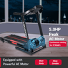 MAXPRO TORQUE PLUS (PTA405IAC) AC Motorized Auto Incline Foldable Treadmill for home 120 kg (5HP PEAK) | Running Machine for Home Gym | (MAX. Speed 16Km/Hr, 15 Level Incline) FITSHOW App Connection - Maxpro Fitness Equipments
