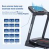 PTA 500 Treadmill - Maxpro POWER Auto Incline Treadmill for Home Gym 150 kg (7 HP Peak, 15 Level Incline, Speed 18km/hr, 15 preset workout Program, APP Connection) with 4kva Stabilizer, 3 Year Motor Warranty. - Maxpro Fitness Equipments