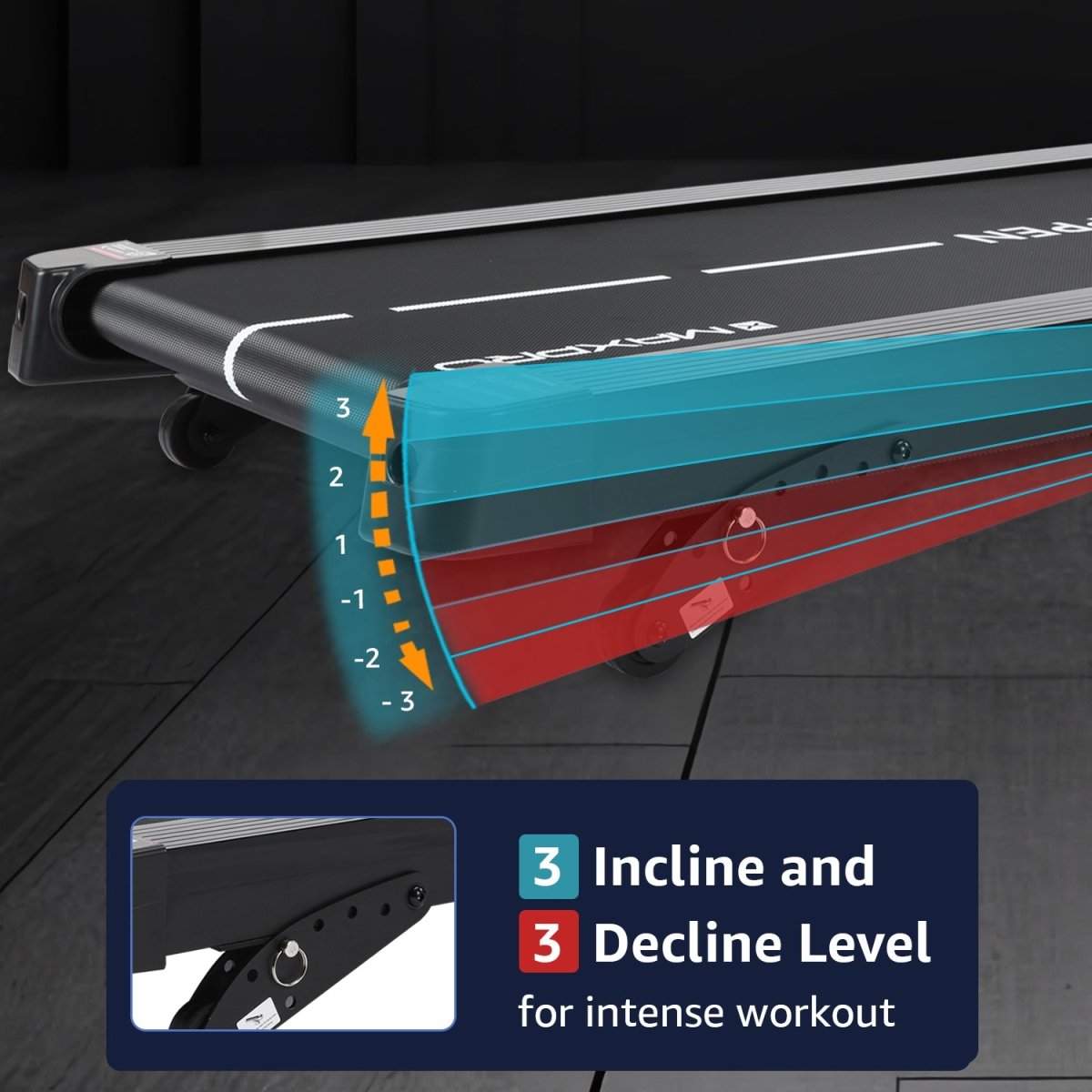 PTM400 TREADMILL MAX USER WEIGHT 110 KGS - Maxpro Fitness Equipments