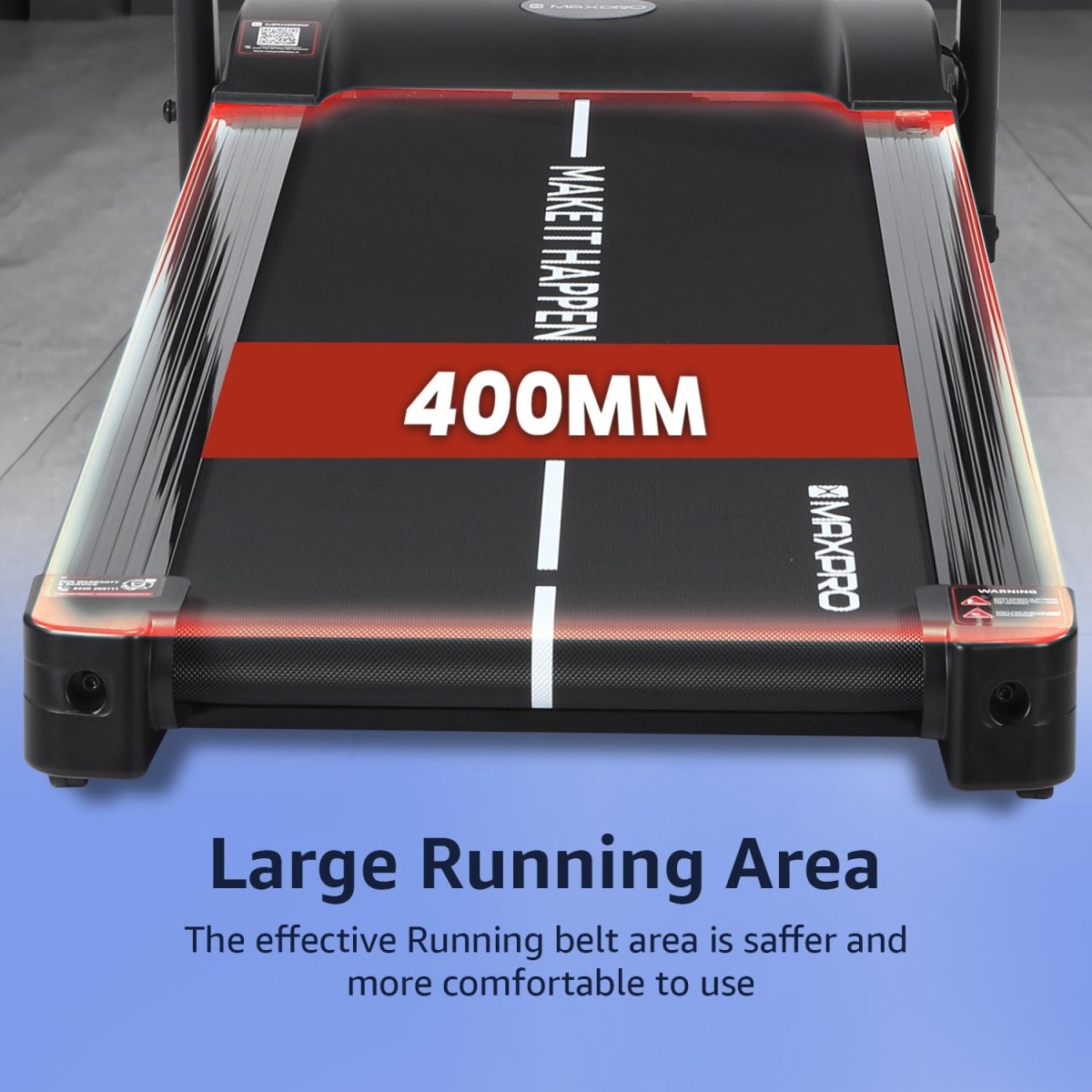 PTM400 TREADMILL MAX USER WEIGHT 110 KGS - Maxpro Fitness Equipments