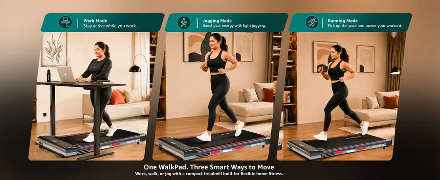 Maxpro Walkpad MX For Home Use | 3.5HP BLDC Motor | 110kgs Weight Capacity( MAX001)