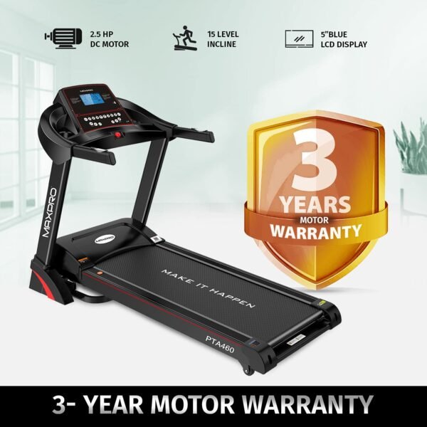 PTA460 TREADMILL MAX USER WEIGHT 130 KGS - Maxpro Fitness Equipments
